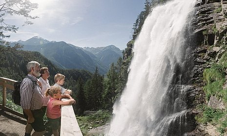 Umhausen Stuibenfall Familienurlaub 