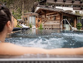 Almsauna im Garten
