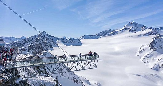 Bergpanorama Ötztal Winter
