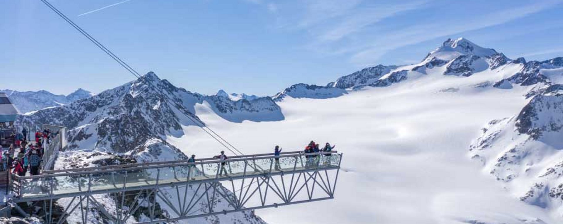 Bergpanorama Ötztal Winter
