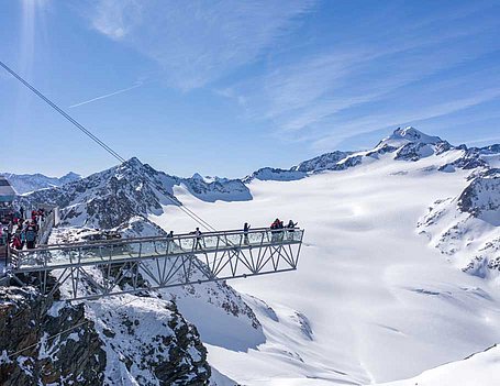 Bergpanorama Ötztal Winter