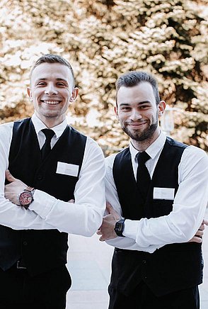 Mitarbeiter im Hotel Rita