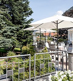 Terrassenfoto im Sommer