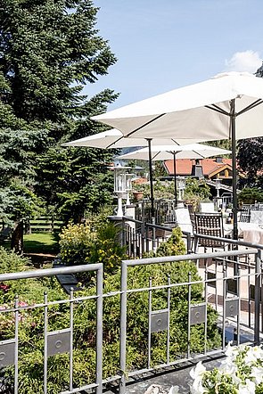 Terrassenfoto im Sommer