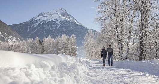 Laengenfeld im Oetztal Winterlandschaft