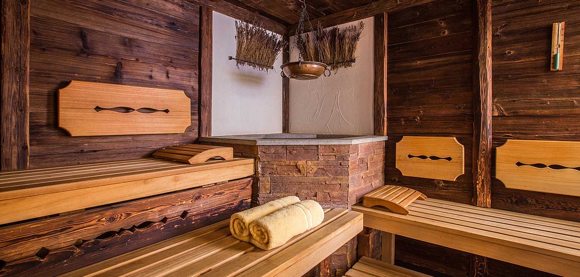 Rustikale Sauna