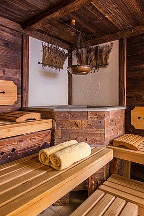 Rustikale Sauna