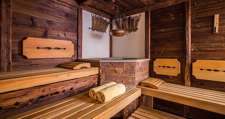 Rustikale Sauna
