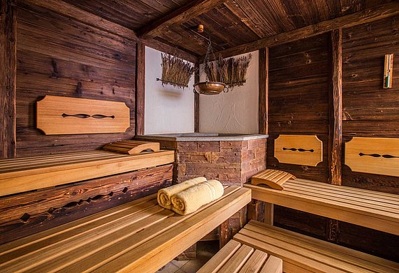 Rustikale Sauna