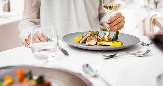Gedeckter Restauranttisch