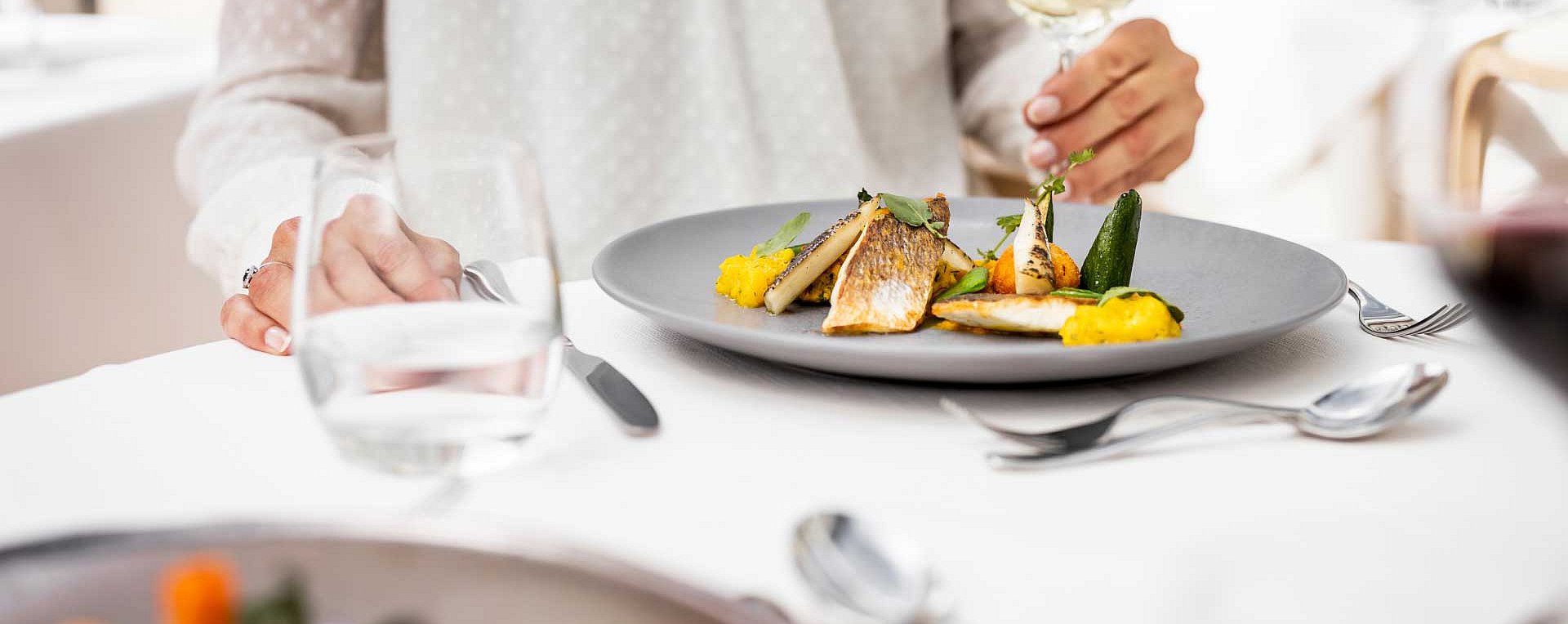 Gedeckter Restauranttisch