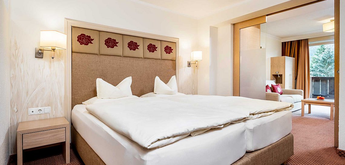 Juniorsuite Montana Schlafbereich