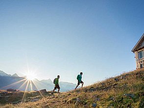 Wanderer vor Panorama